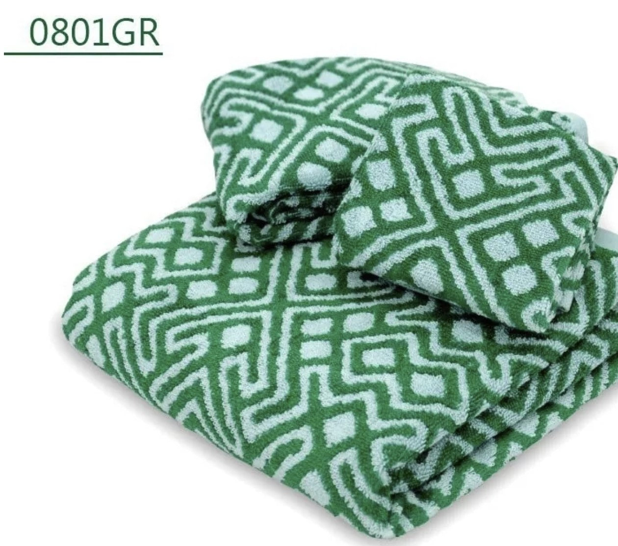 Antibacterial Deodorizing More than Silk ™ Jacquard Towel #801GR